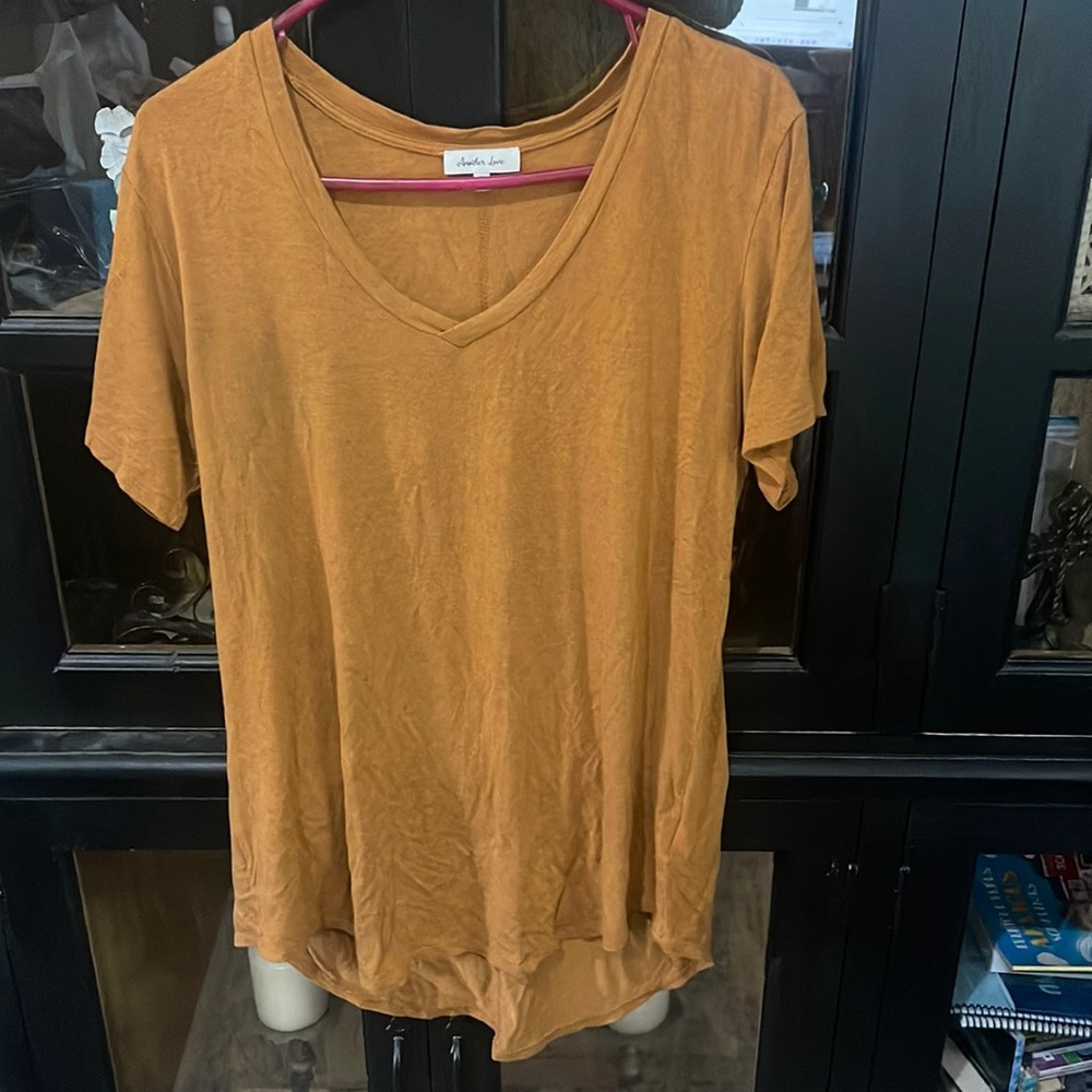 Womens Another Love brand burnt orange top - size XL